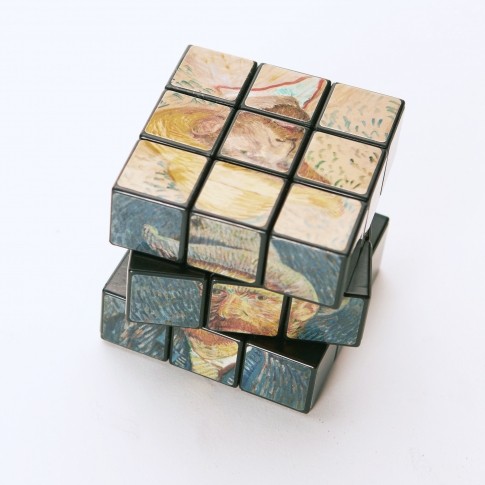 Rubiks cube zelfportret Van Gogh Helvoirt