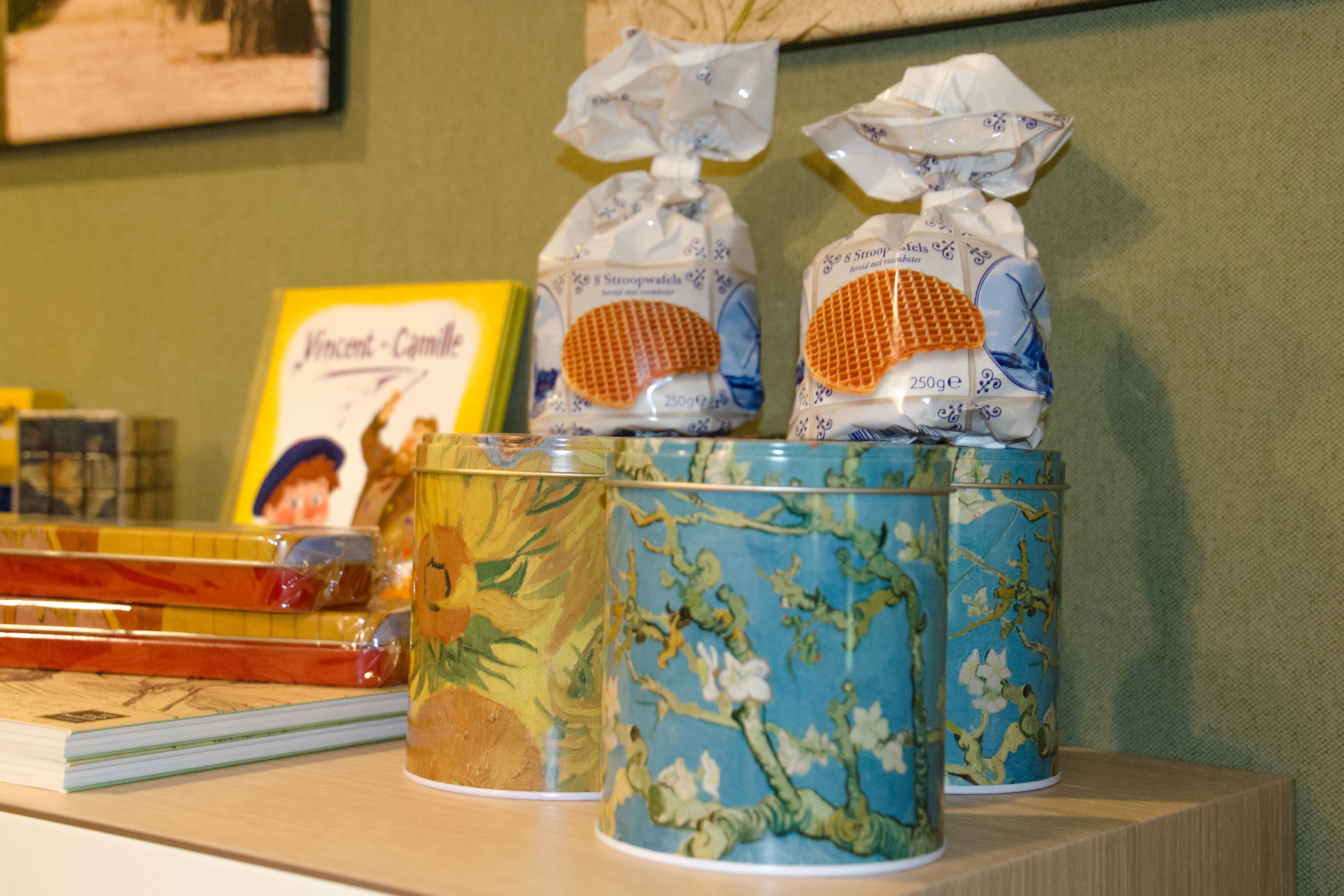 Van Gogh stroopwafels in blik cadeaugeschenk